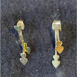 LOVESTRUCK Gold Heart Earrings